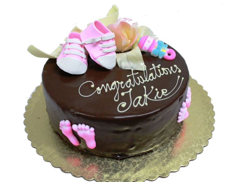Chocolate Baby Shower Cakes / Peggy Does Cake Emma S