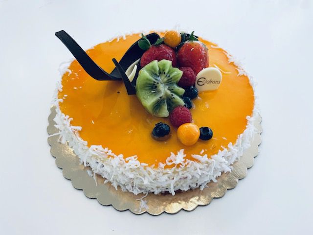 Coconut Mango Cheesecake