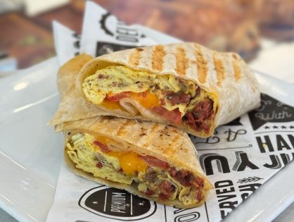 Soujouk Egg Wrap
